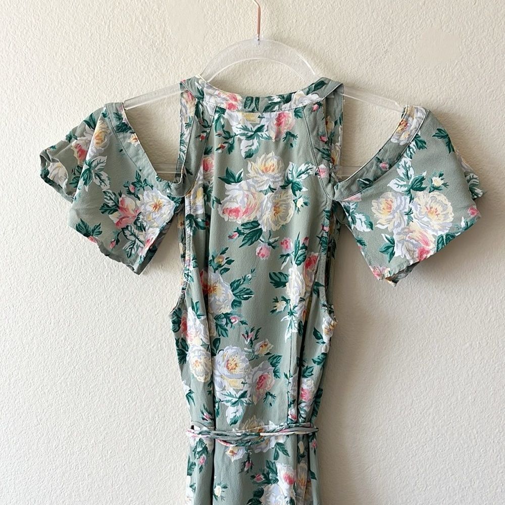Privacy Please Floral Off Shoulder Wrap Dress - Picture 9 of 11
